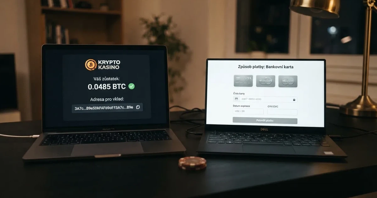 Nejlepší krypto kasina pro české hráče v roce 2026 – srovnání licencí a bonusů